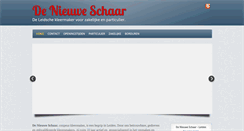 Desktop Screenshot of denieuweschaar.nl