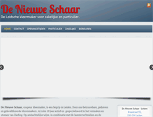 Tablet Screenshot of denieuweschaar.nl